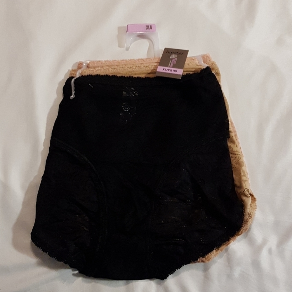 Secret Treasures women's XXXL 3X 10, 3 pack all over lace hipster panty set NEW